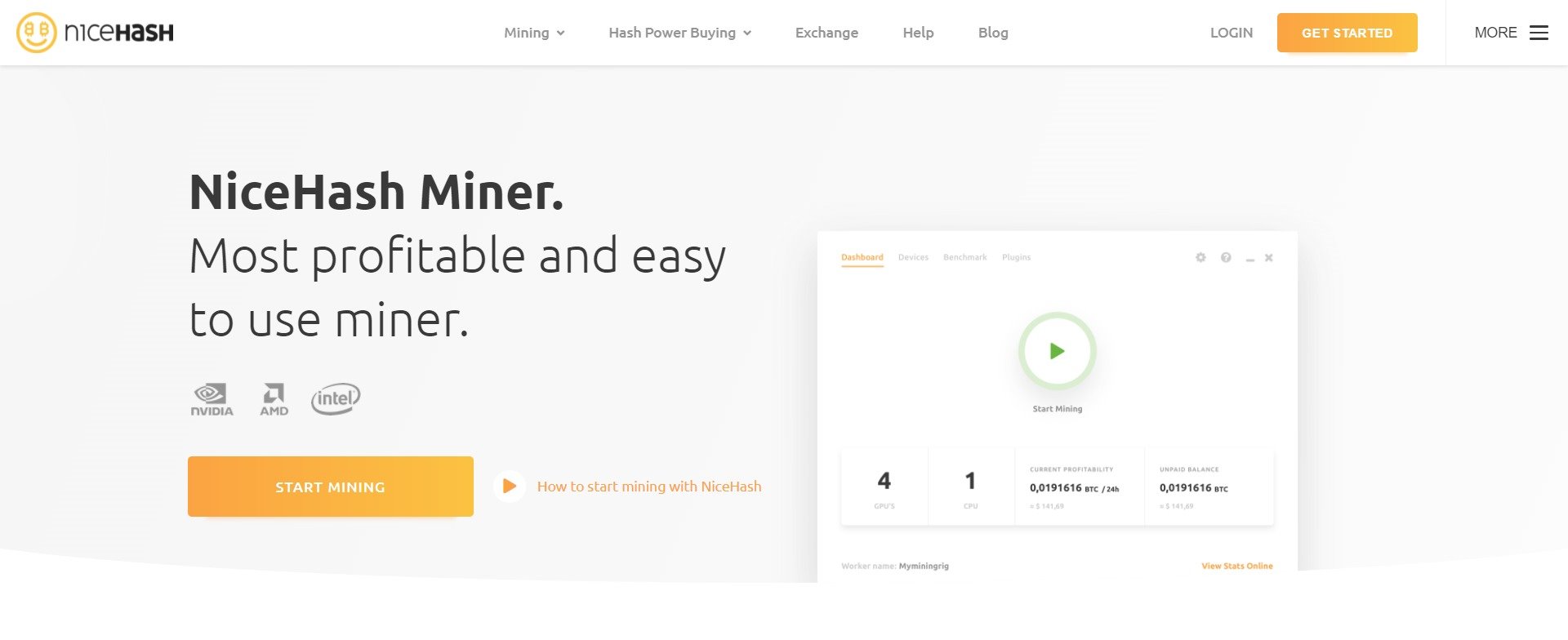 NiceHash - Leading Cryptocurrency Platform for Mining and Trading